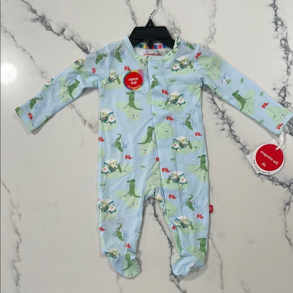 Magnetic Me alligator golf onesie. NWT. Multiple sizes.